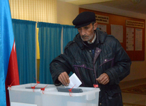 Azerbaijani parliamentary election kicks off. Baku, Azerbaijan, Nov.01, 2015